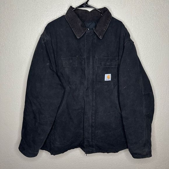 VTG Carhartt Canvas Work Jacket Men’s XL - Picture 2 of 5